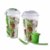 Copo Salada 850ml com Garfo e Suporte para Molho - Image 5